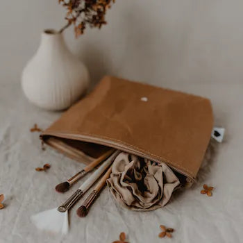 Trousse papier marron